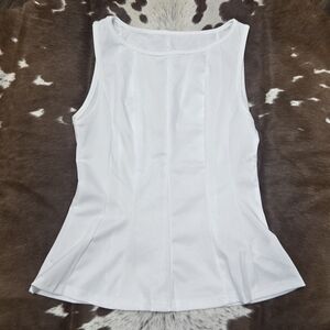Elegant White Sleeveless Top
